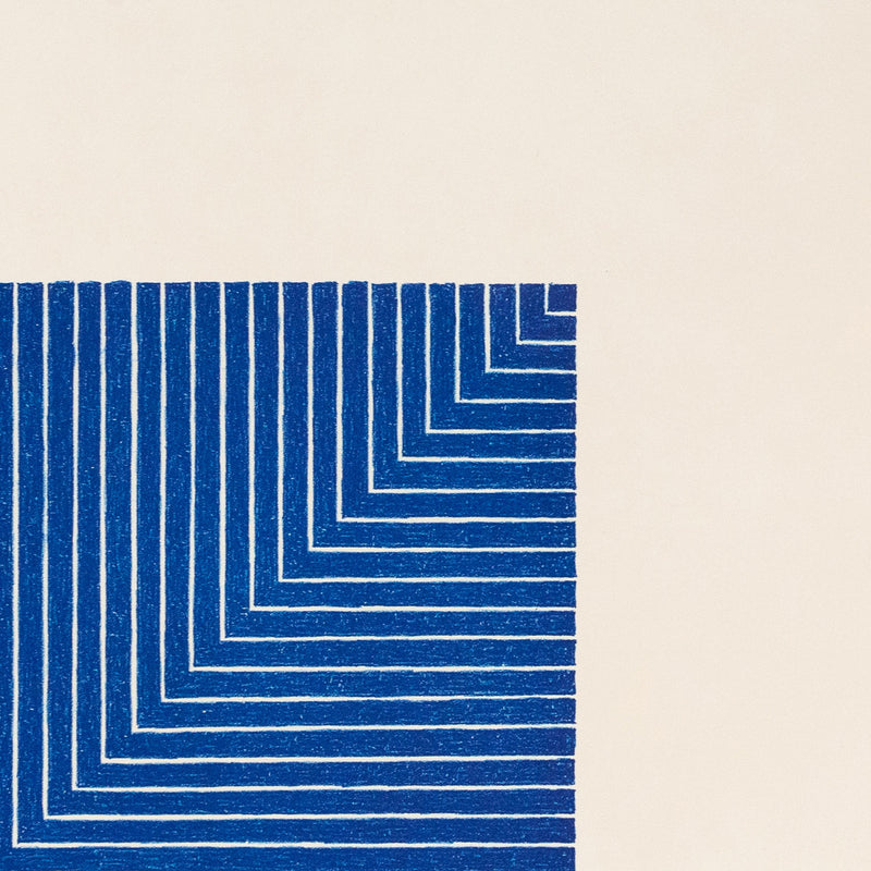 Frank Stella, Hampton Roads, 1971, Caviar20, blue square