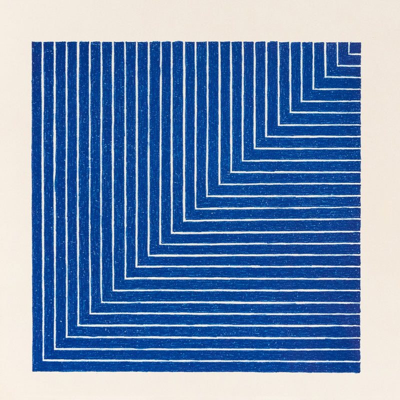 Frank Stella, Hampton Roads, 1971, Caviar20, blue square
