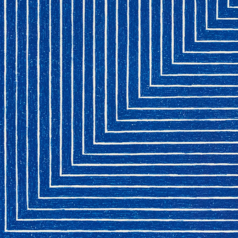 Frank Stella, Hampton Roads, 1971, Caviar20, blue square