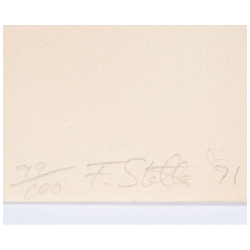 Frank Stella, Hampton Roads, 1971, Caviar20, blue square