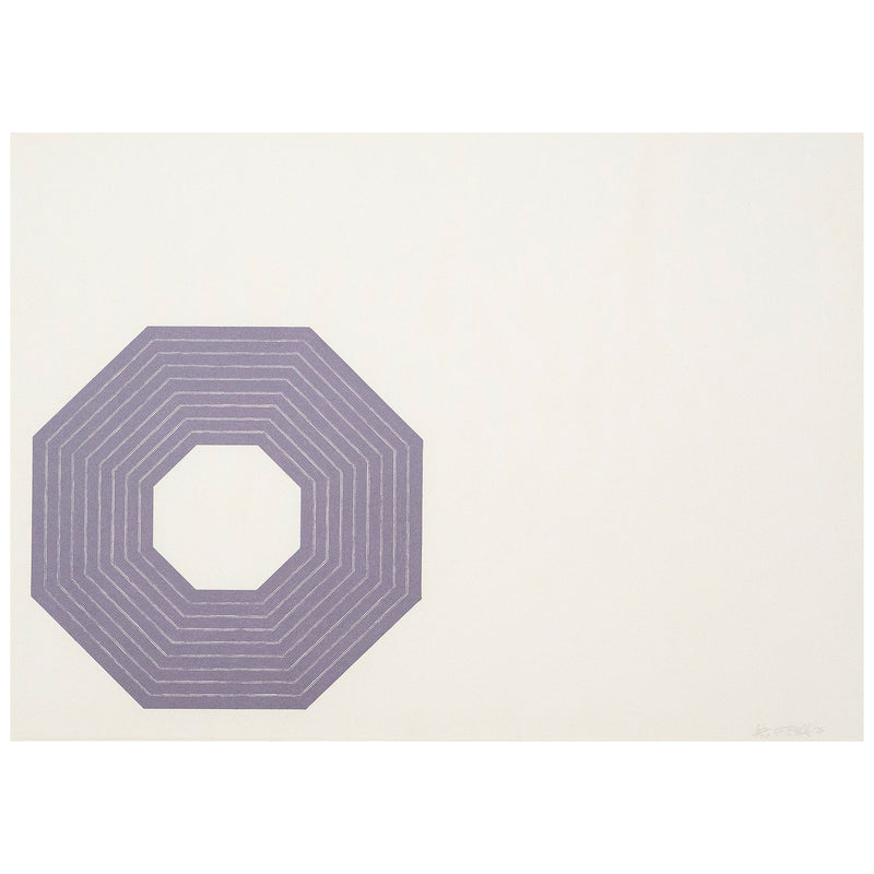 Frank Stella Lithograph Purple Series 1972 Caviar20