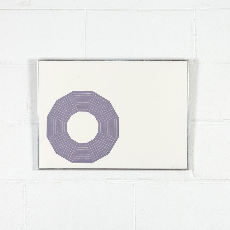 FRANK STELLA "KAY BEARMAN" LITHOGRAPH, 1972