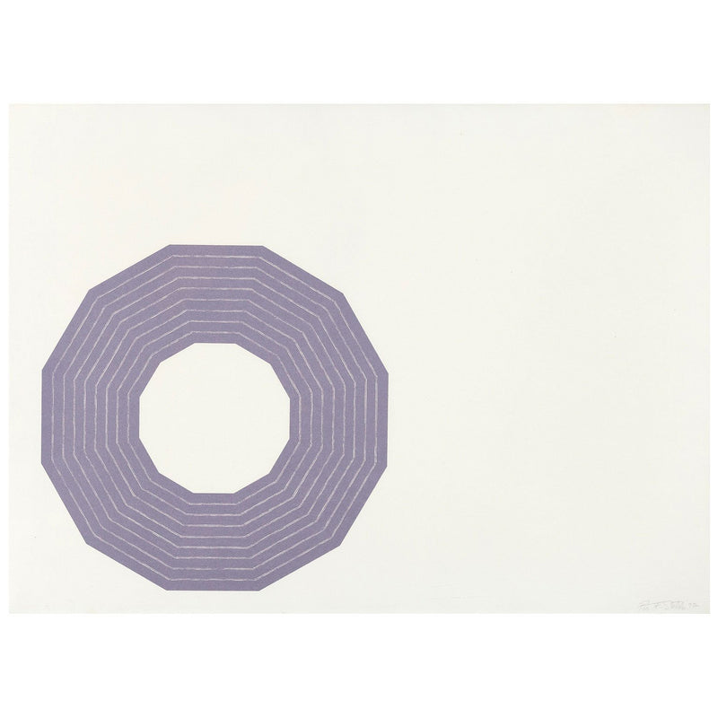 Frank Stella Kay Bearman from the Purple Series Lithograph Caviar20