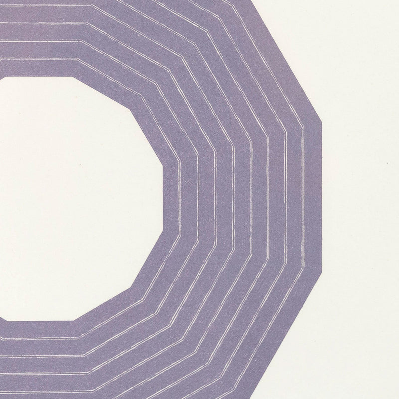 Frank Stella Kay Bearman from the Purple Series Lithograph Caviar20