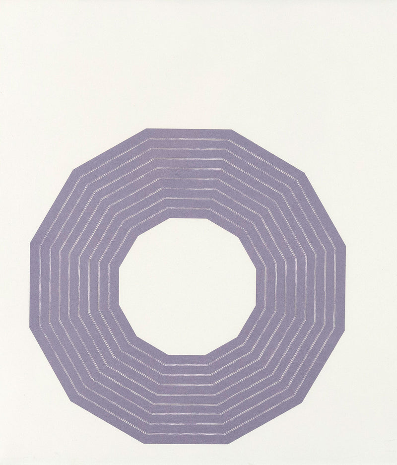Frank Stella Kay Bearman from the Purple Series Lithograph Caviar20