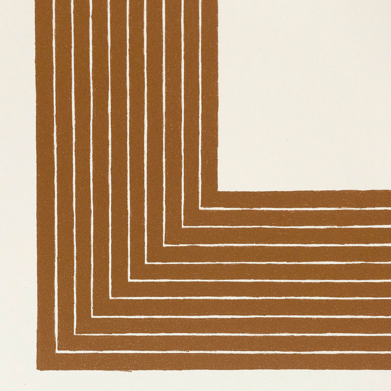 FRANK STELLA "LAKE CITY" LITHOGRAPH, 1970