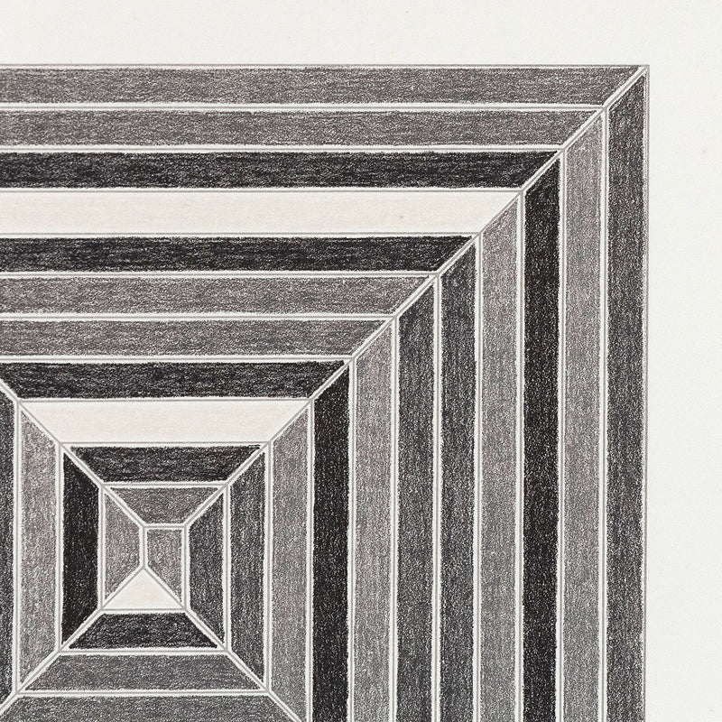 FRANK STELLA "LES INDES V" LITHOGRAPH, 1973