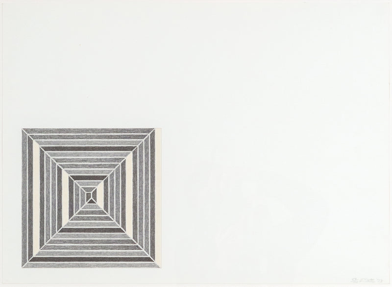 FRANK STELLA "LES INDES" LITHOGRAPH, 1973