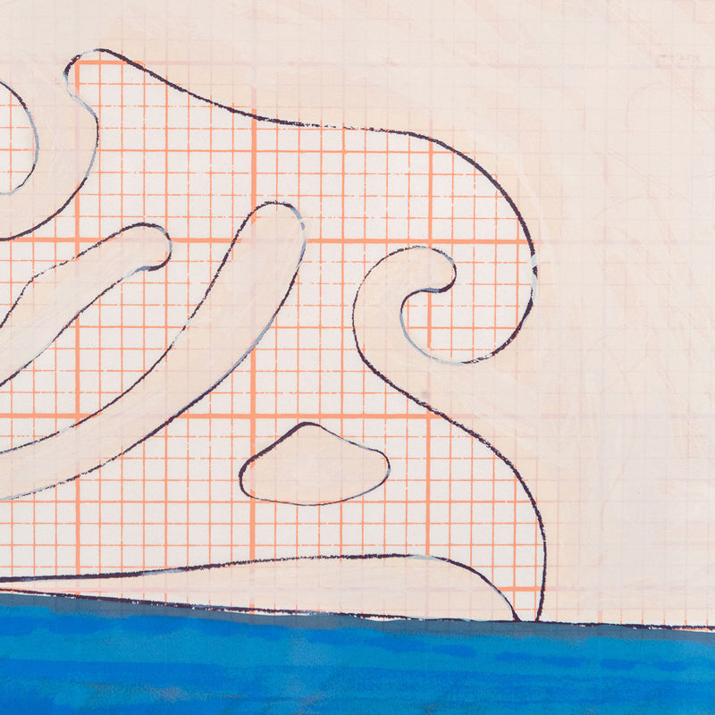 Frank Stella, Noguchi's Okinawa Woodpecker, Lithograph, 1977, Caviar20, American Artist