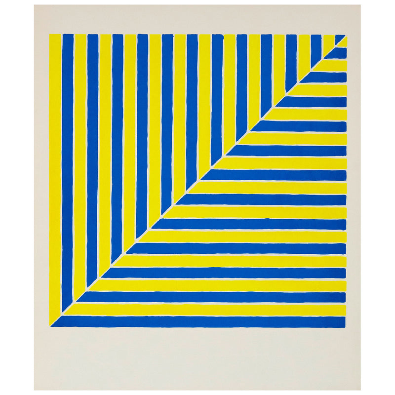 Frank Stella, Untitled Rabat, Screenprint on Mohawk Superfine Cover Paper, 1964, Caviar20