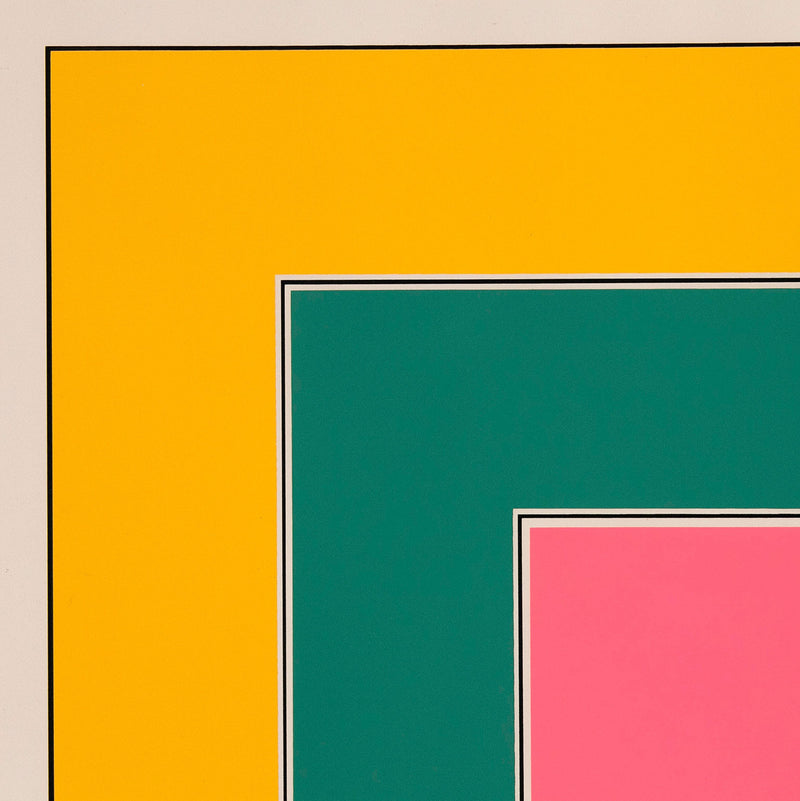 FRANK STELLA "REFERENDUM 70" SCREENPRINT, 1970