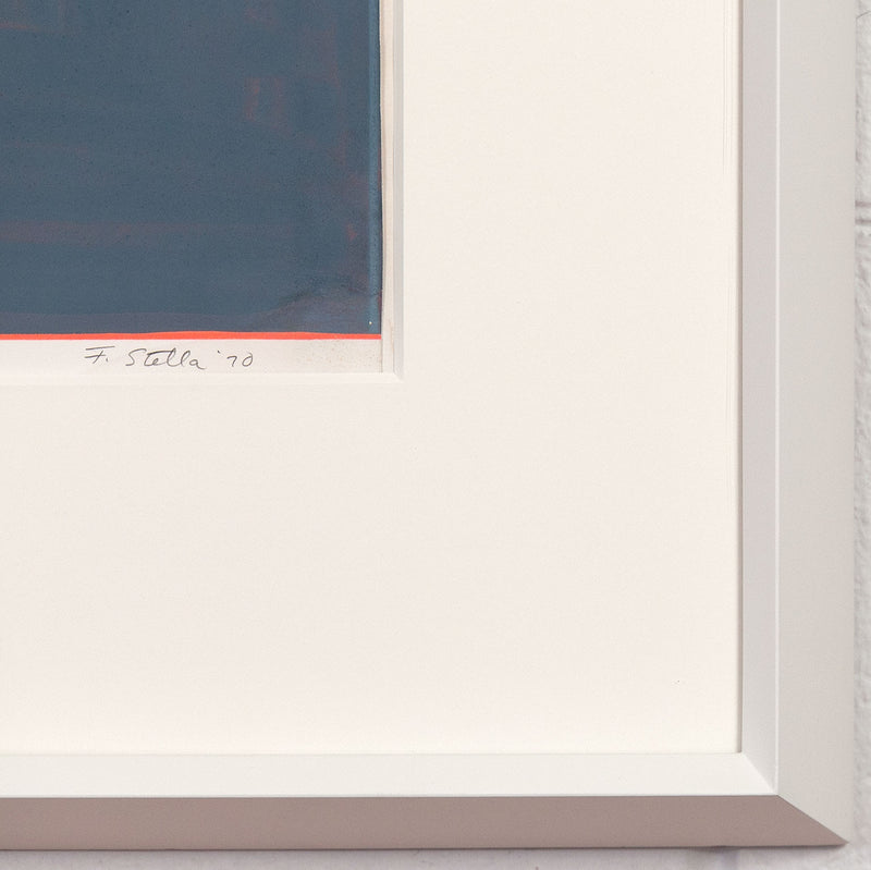 FRANK STELLA "RIVER OF PONDS" MONOTYPE, 1970