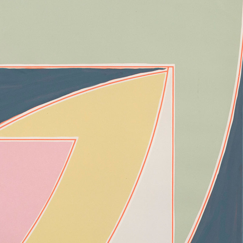 FRANK STELLA "RIVER OF PONDS" MONOTYPE, 1970
