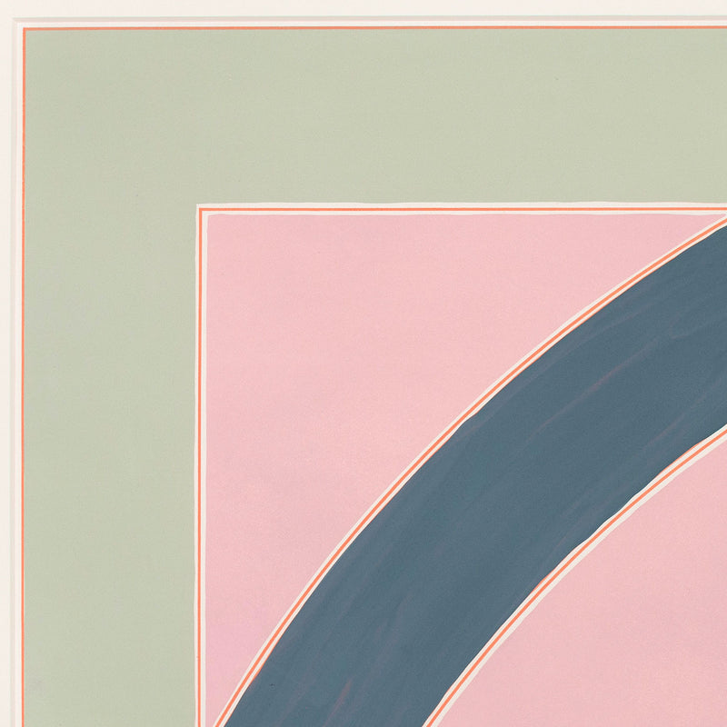 FRANK STELLA "RIVER OF PONDS" MONOTYPE, 1970