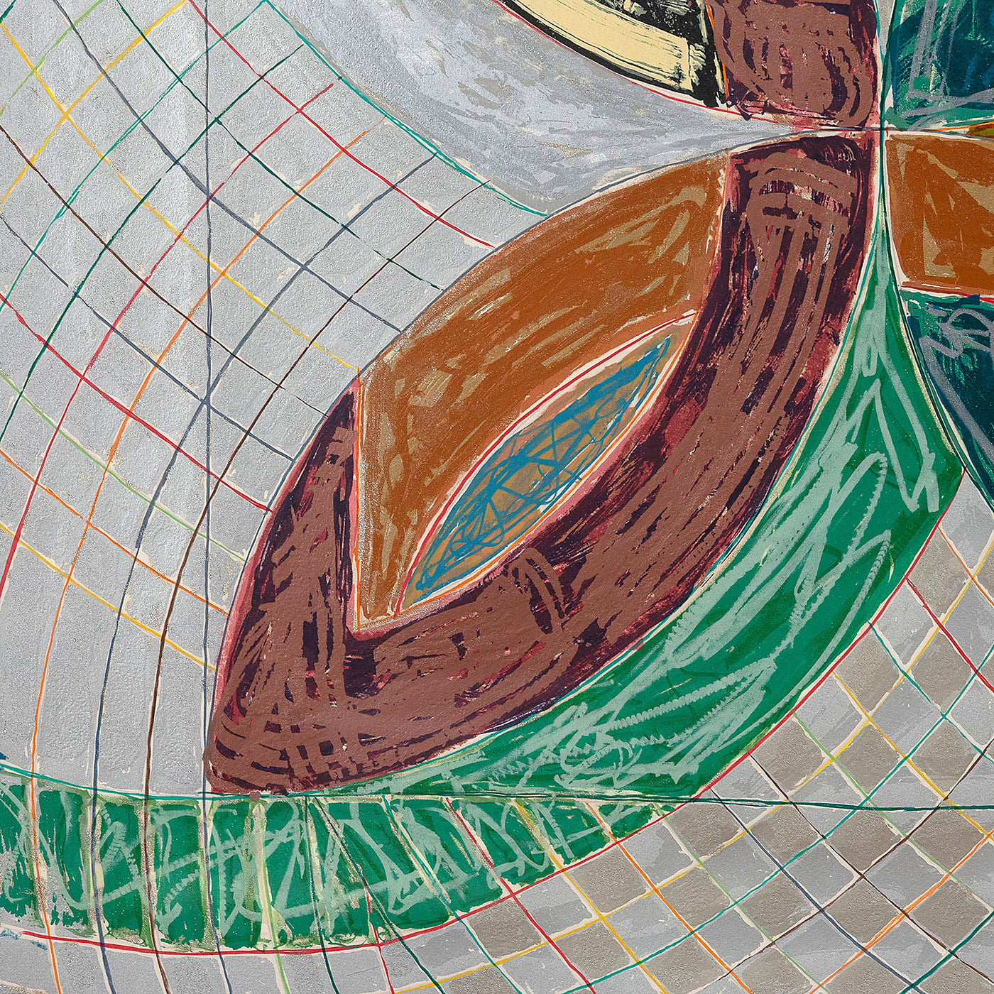 F・ステラ、Polar Co-ordinates Ⅶ、希少画集画、新品額付 F・ステラ、Polar Co-ordinates Ⅶ、希少画集画、新品額付