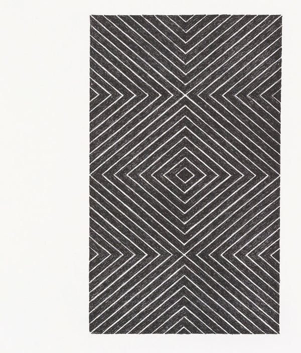 Original Artwork, Abstract Expressionism, Frank Stella, "Gezira" from Black Series II  USA, 1967  Lithograph  Signed, numbered and dated by the artist   Labelled AP aside from an edition of 100  15"H 21.75"W (work)  Very good condition.  Printed by Gemini G.E.L., Los Angeles, Toronto Fine Art Gallery Caviar20