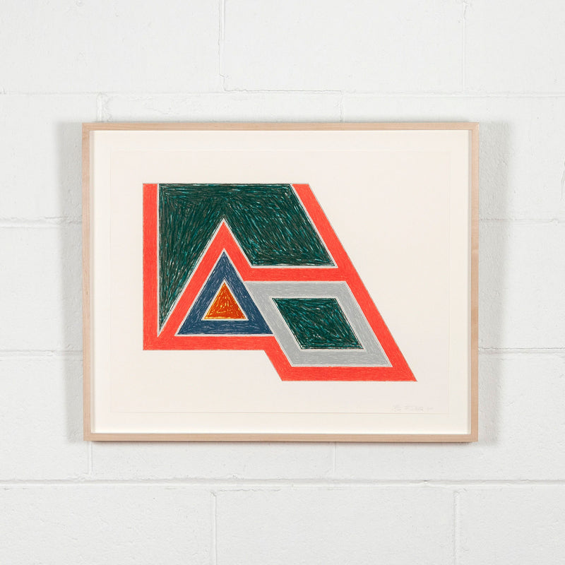 Caviar20 Frank Stella Eccentric Polygons Sanbornville Screenprint 1974