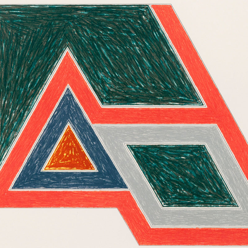 Caviar20 Frank Stella Eccentric Polygons Sanbornville Screenprint 1974