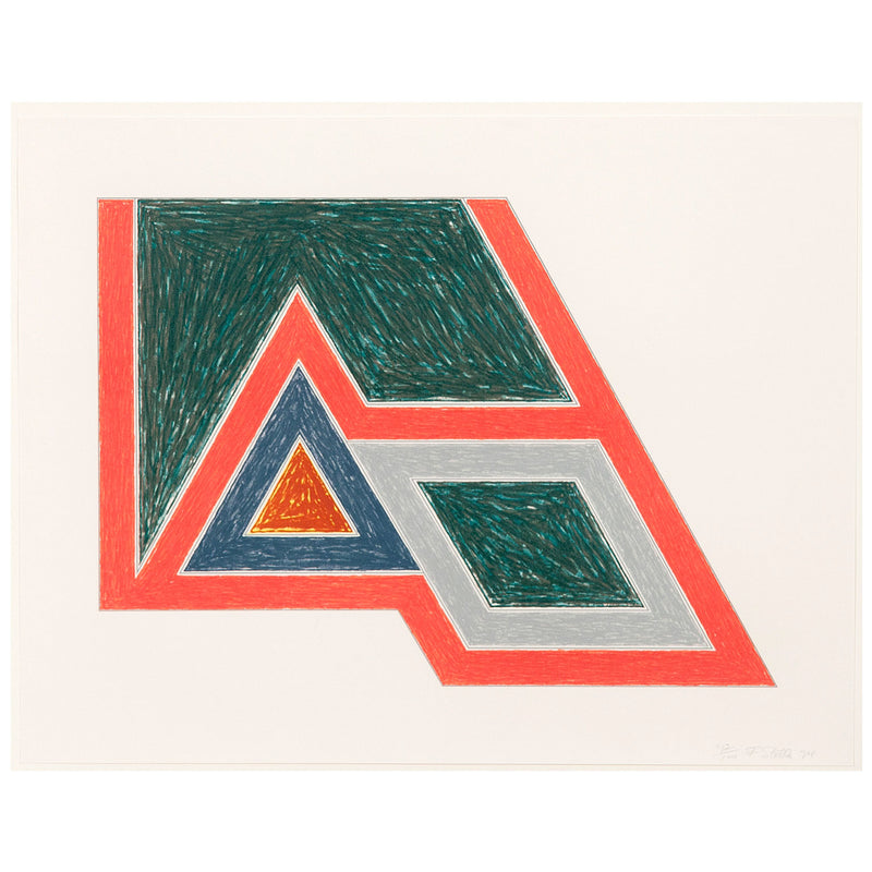 Caviar20 Frank Stella Eccentric Polygons Sanbornville Screenprint 1974