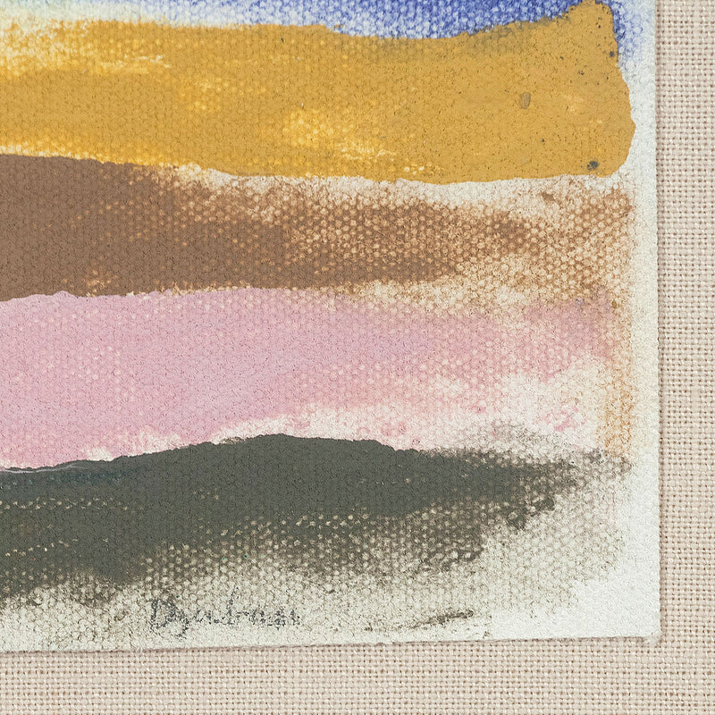 FRIEDEL DZUBAS "BLULAC" PAINTING, 1975