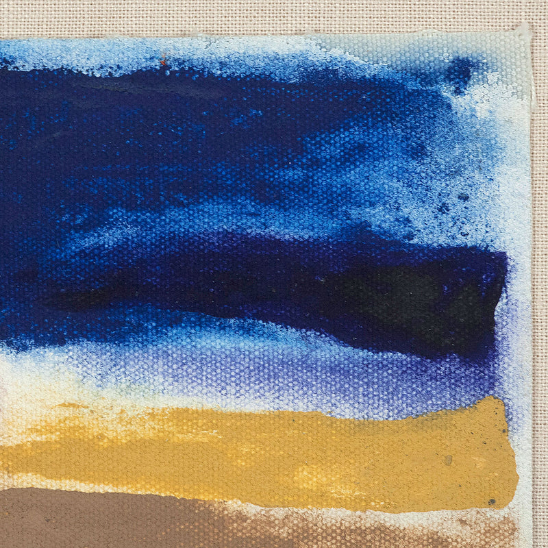 FRIEDEL DZUBAS "BLULAC" PAINTING, 1975