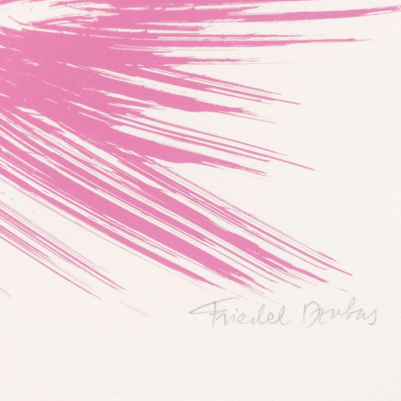 FRIEDEL DZUBAS "NIGHT STAR" SCREENPRINT, 1984