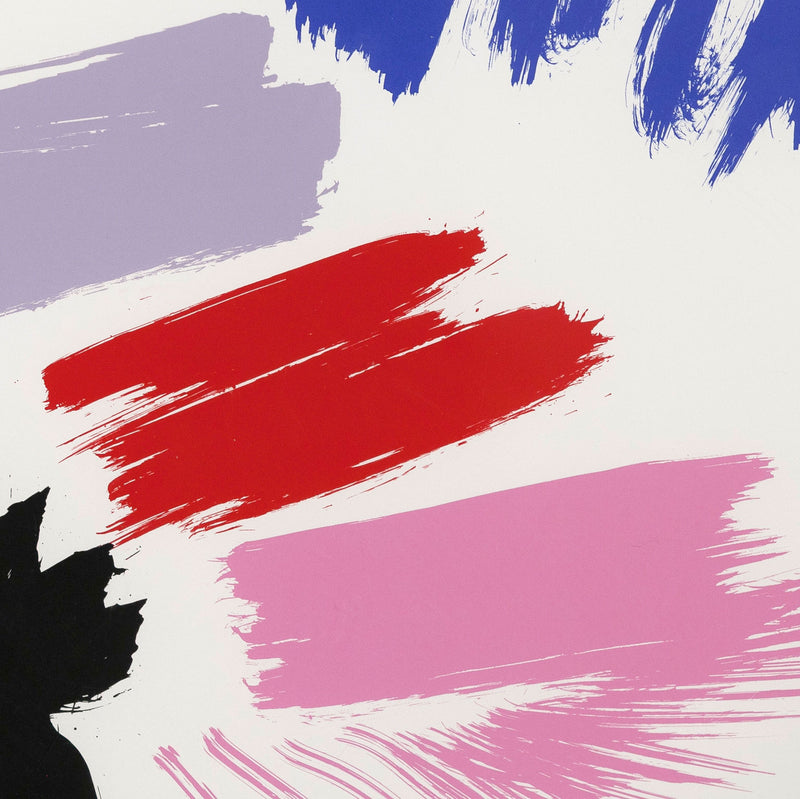FRIEDEL DZUBAS "NIGHT STAR" SCREENPRINT, 1984