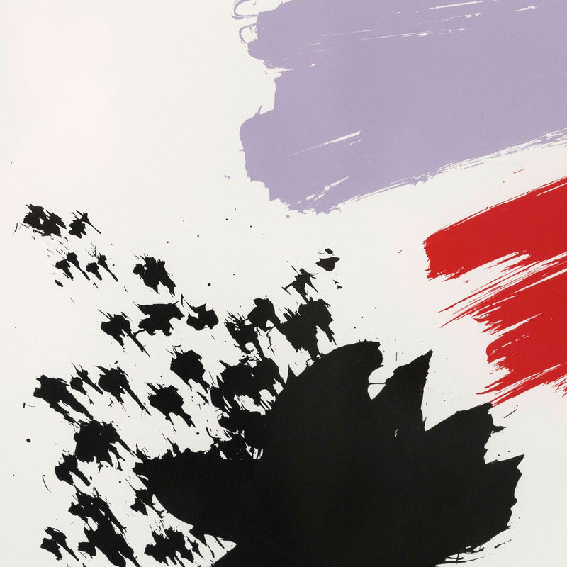 FRIEDEL DZUBAS "NIGHT STAR" SCREENPRINT, 1984