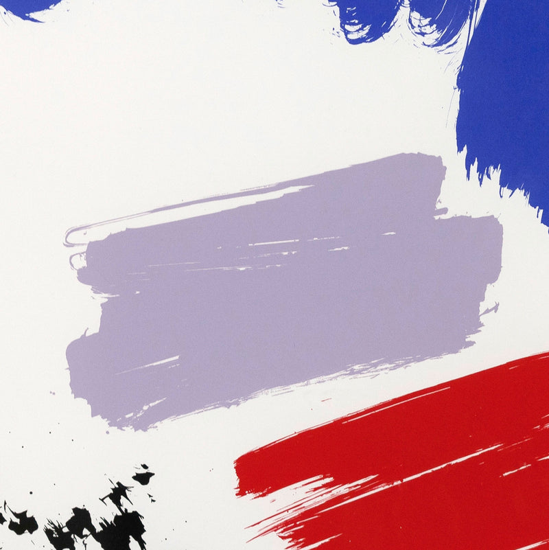 FRIEDEL DZUBAS "NIGHT STAR" SCREENPRINT, 1984