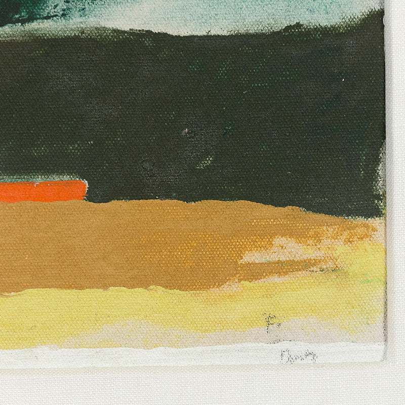 FRIEDEL DZUBAS "BLUE TIDE" PAINTING, 1981