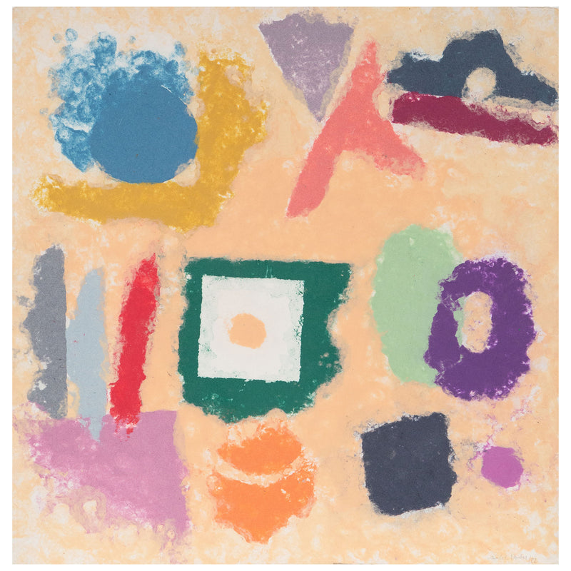 Friedel Dzubas, Collective, monotype, 1982, Caviar20