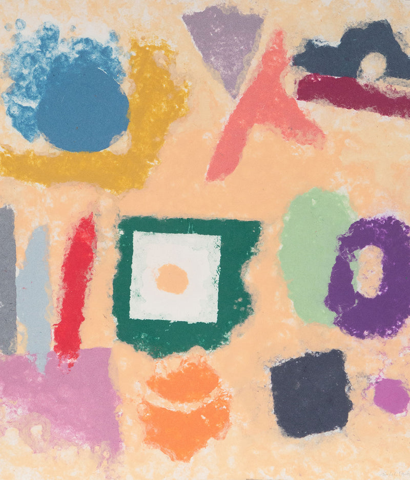 Friedel Dzubas, Collective, monotype, 1982, Caviar20