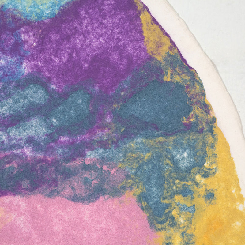 Friedel Dzubas, Kaleidoscop, Monotype, 1982, Caviar20 prints, Caviar20 Abstract Expressionism, Color Field Painter