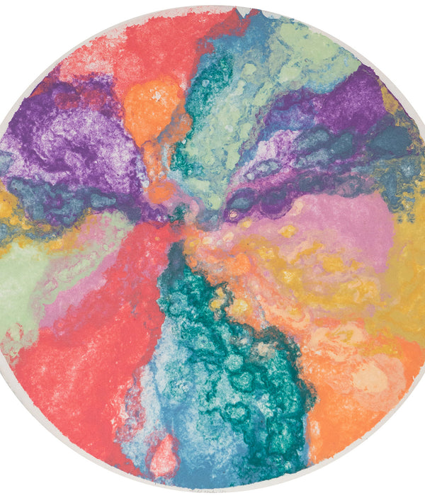 Friedel Dzubas, Kaleidoscop, Monotype, 1982, Caviar20 prints, Caviar20 Abstract Expressionism, Color Field Painter