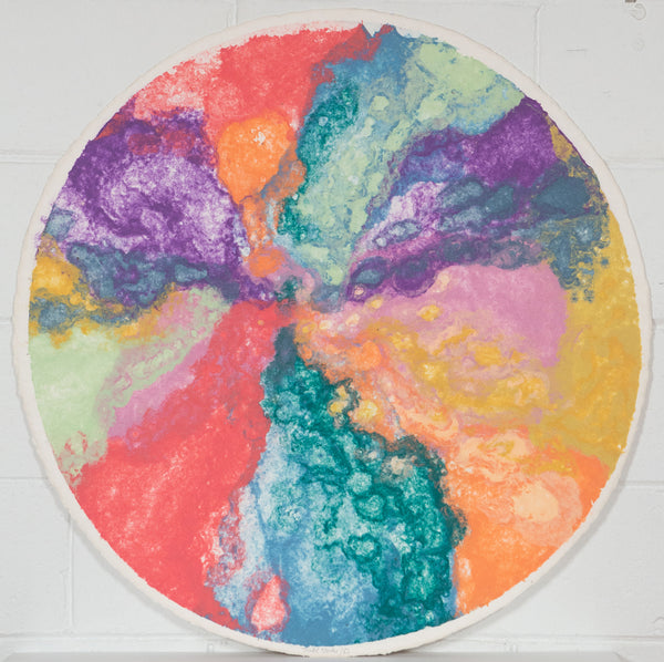 Friedel Dzubas, Kaleidoscop, Monotype, 1982, Caviar20 prints, Caviar20 Abstract Expressionism, Color Field Painter