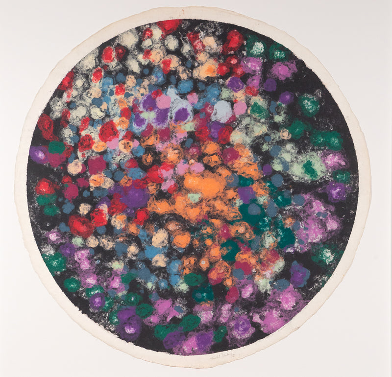 Friedel Dzubas, Tondo, Monotype, 1982, Caviar20 prints