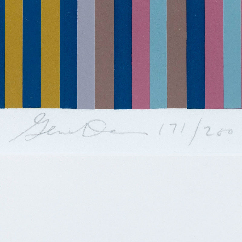GENE DAVIS "SMITHSONIAN" SCREENPRINT, 1975