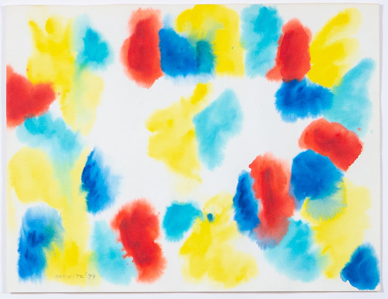 Gershon Iskowitz, Primary Unity, Watercolor, 1977, Caviar20