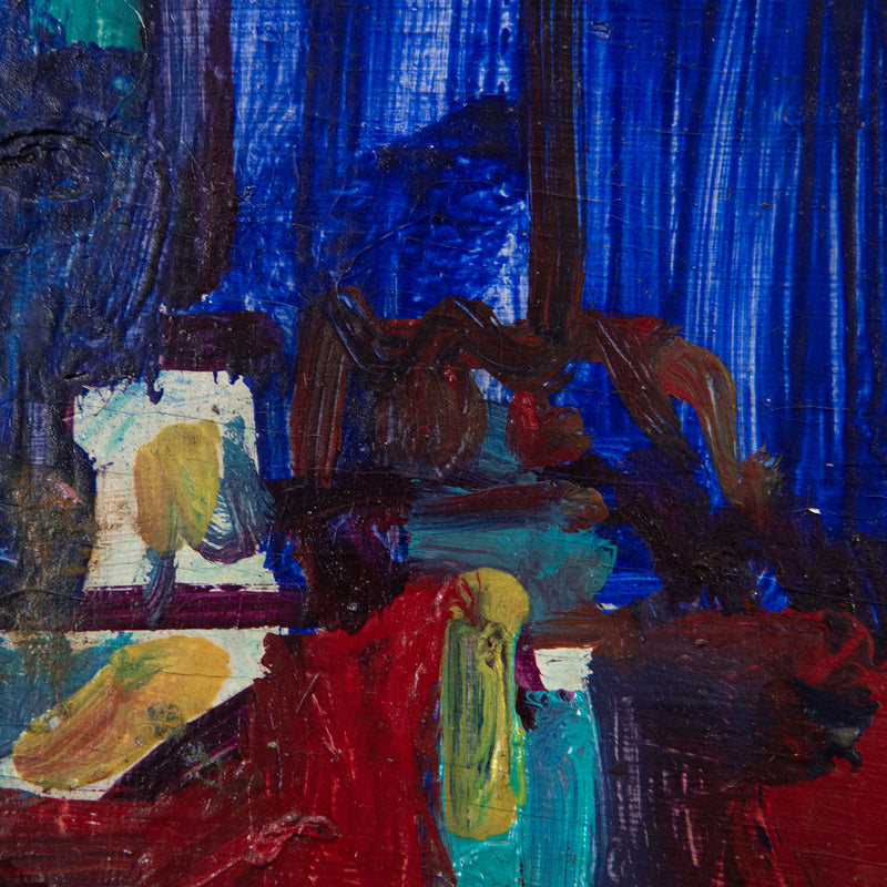 HANS HOFMANN "THE CITY" OIL ON PLYWOOD, 1940