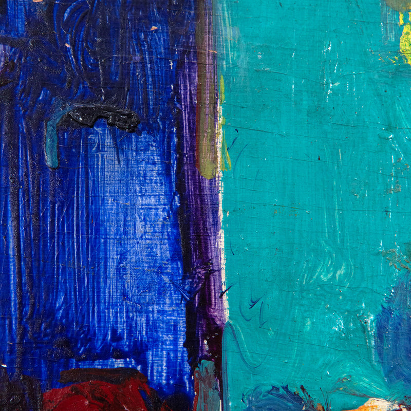 HANS HOFMANN "THE CITY" OIL ON PLYWOOD, 1940