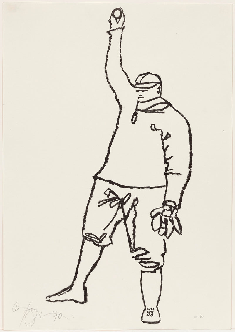 Harold Town Babe Ruth Lithograph 1970 Caviar20