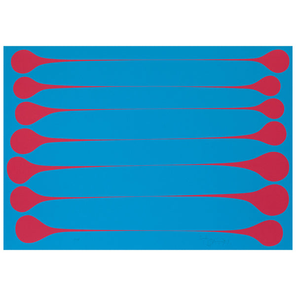 Harold Town, Blue Raspberry Stretch, Lithograph 1971 Caviar20, Prints, Stretch Series