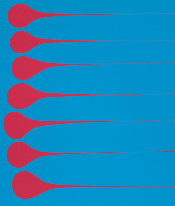 Harold Town, Blue Raspberry Stretch, Lithograph 1971 Caviar20, Prints, Stretch Series
