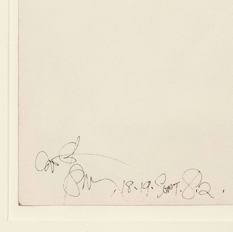 HAROLD TOWN "TOY HORSE #179" DRAWING, 1982
