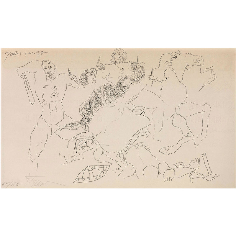 Harold Town 1950s prints Caviar20 Warrior