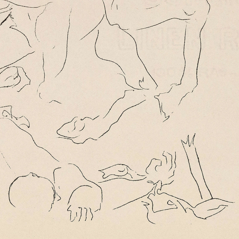 HAROLD TOWN "WARRIOR BEING HAULED FROM HORSE”, 1958