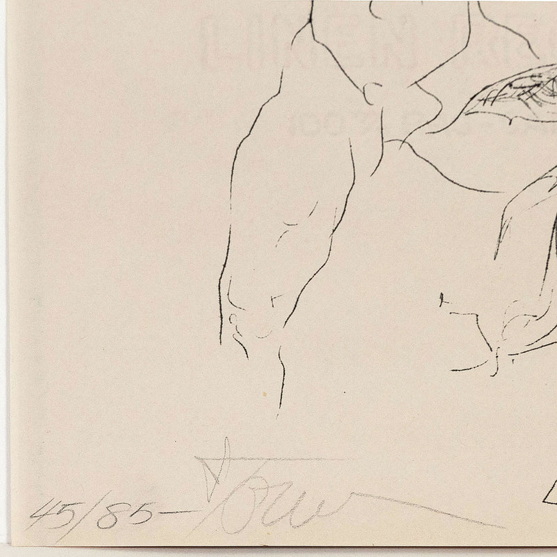 HAROLD TOWN "WARRIOR BEING HAULED FROM HORSE”, 1958