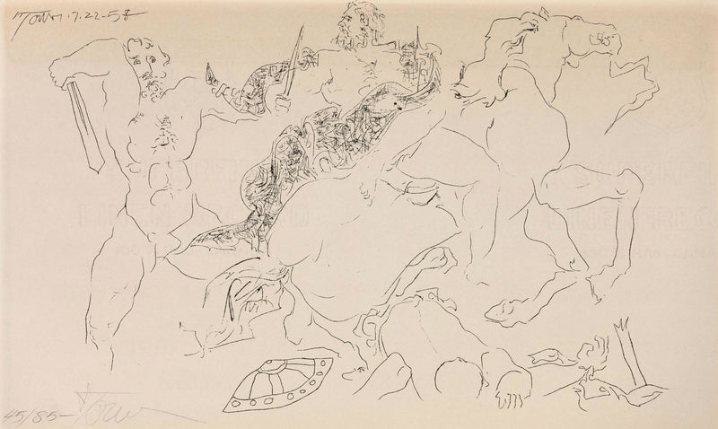 Harold Town 1950s prints Caviar20 Warrior