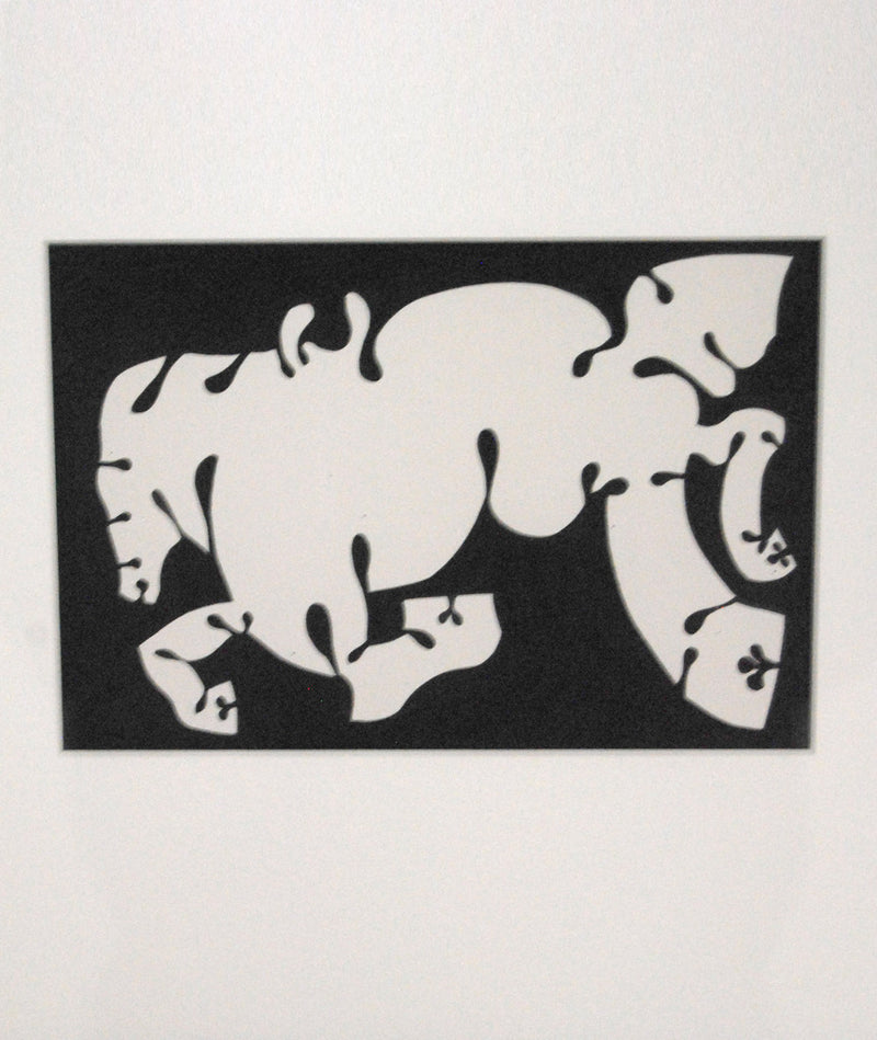 HAROLD TOWN "TOY HORSE" INK DRAWING