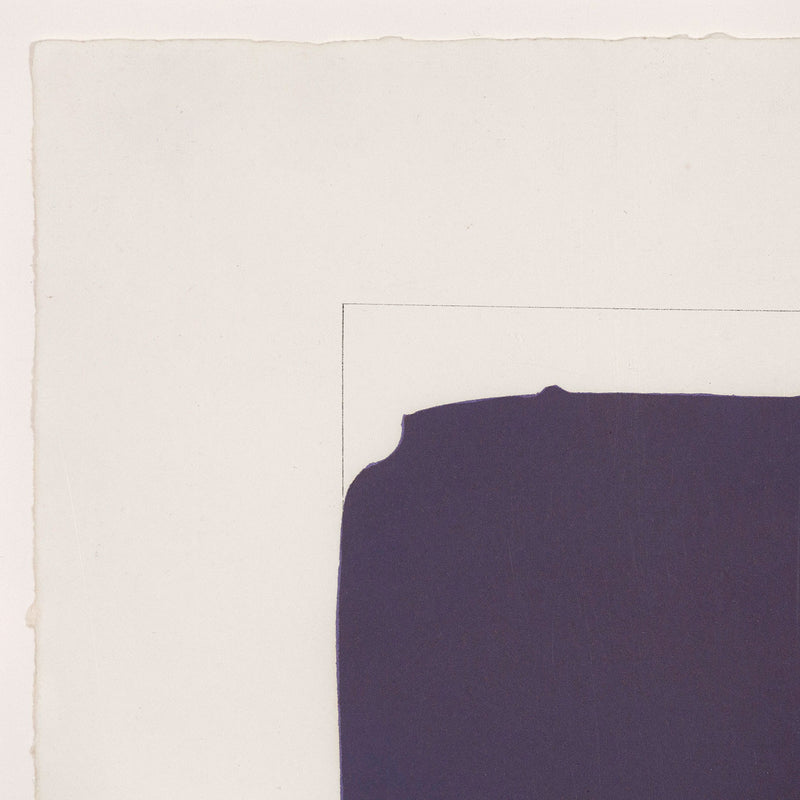 HELEN FRANKENTHALER "MAUVE CORNER", 1969